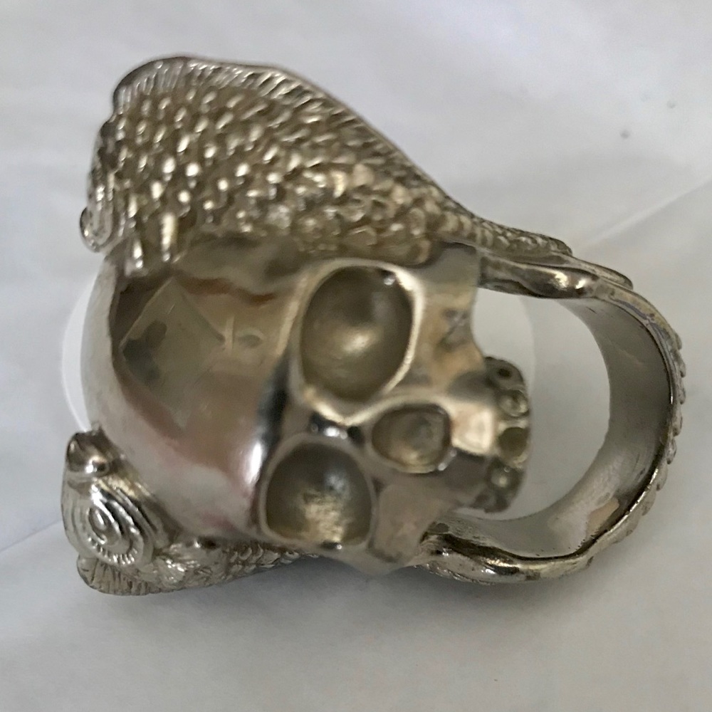 Authentic Alexander McQueen Koi Skull Ring